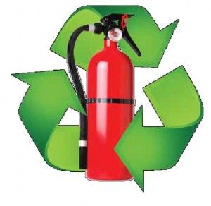 Recycle Fire Extinguishers Pic