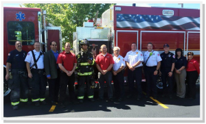 Firehouse Subs Pic with Truck